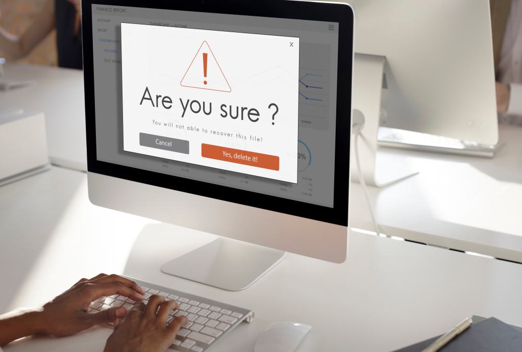 rawpixel.com / Freepik / “Are You Sure Warning Warning” / FreePik license