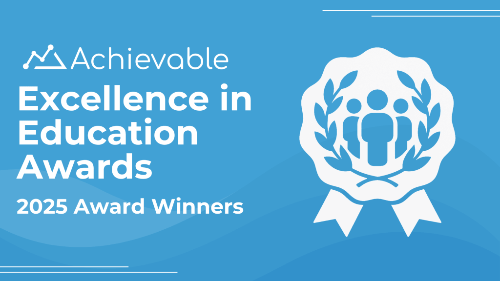 Blog header - Achievable Awards winners 2025